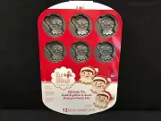 Wilton "Elf on the Shelf" Elf Cookie Pan ~ Non Stick 12 Cavities ~ Never Used