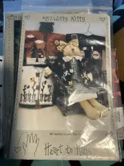 Vintage 1995 #77 Witty Kitty Holiday Sewing Craft Pattern 30" Stuffed with 4 Co