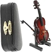 ibasenice Mini Violin Model Adornment Realistic Miniature Violin Unique for Music Enthusiasts