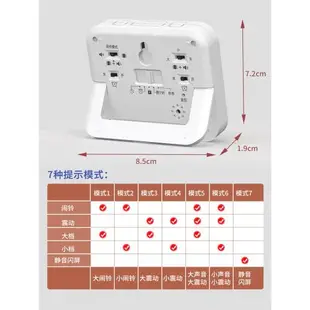 震動鬧鐘無聲宿舍強力叫醒聾人振動無聲靜音寢室學生專用起床神器