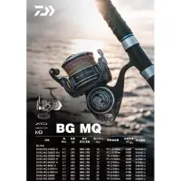 在飛比找蝦皮購物優惠-💢 桃園東區釣具＃免運【 Daiwa BG MQ 大物捲線器