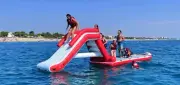 Durable Inflatable Water Slide For Sup Boards Or Platform Adults Kids Water Play