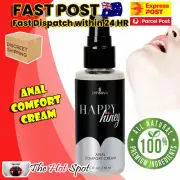 Sensuva Happy Hiney Anal Comfort Cream 60 ml Natural Relaxing Condom Safe Fast