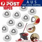 10 Pack Replacement Microfibre Spin Easy Wring Mop Clean Refill Head for Vileda