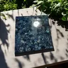 Blue Agate Sofa Center Table Countertop Crystal Stone Handmade Furniture Decors