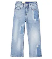 [Scotch & Soda Kids] Scotch & Soda Kids Daze embroidered straight jeans Y 16 blue