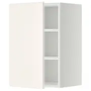 METOD wall cabinet with shelves, white/Veddinge white, 40x37x60 cm