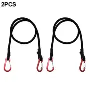 Heavy Duty Bungee Straps with Carabiner Hook for For kayaking and Camping