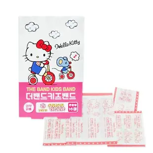 小禮堂 Hello Kitty 盒裝OK繃 16枚入 綜合尺寸 (腳踏車款)