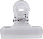 NC Clear Colour Plastic Bulldog Binder Clips Office Binder Clips Hinge Paper Clip for Office Hinge Clips Pack of 20