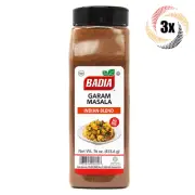 3x Shakers Badia Garam Masala Indian Blend Seasoning | 16oz | Kosher & MSG Free