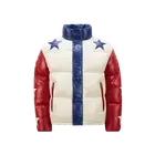 Moncler Ullman Short Down Jacket Blue White Red - 22FW