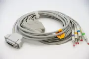 New 12 leads (10 WIRES) EKG/ ECG CABLE for BOSCH, SIEMENS, HELLIGE,HORMANN EKG