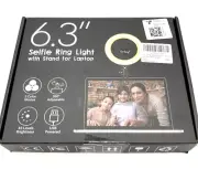 GerTong 6.3'' Laptop Selfie Ring Light with Stand, Mini Desktop 16cm/6.3in
