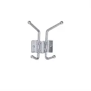 Pemberly Row Contemporary 2 Hook Wall Coat Rack Hook (Set of 12)