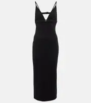 [Prada] Prada Sleeveless midi dress AU 4 black