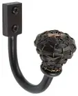 Atlas Homewares 3182 Bronze Hamptons 3"L Leather Knob Single Hook