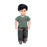 Camouflage Hero Pajamas 18" Doll Clothes for American Girl Dolls