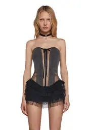 The Other Ex Strapless Dress
