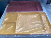 Vintage Tupperware Divided Cafeteria Dining Trays #1535 Set of 4