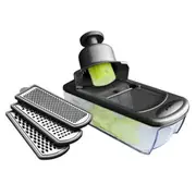 MoHA! Mandolinetta 4-in-One Slicer, Grater & Residue Holder