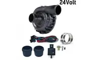 Davies Craig Water Pump Electric EWP115 Nylon 24V 115 lpm/30 gpm Remote Inline Mount Natural Aluminium Kit