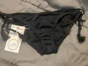 Summer Bay Home & Away Black Bikini Bottoms Sz 8 Bnwt Acc424