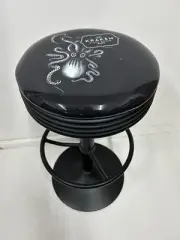 KRAKEN SPICED RUM PREMIUM BAR STOOL BLACK ADJUSTABLE HEIGHT