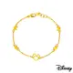 Disney迪士尼系列金飾 黃金手鍊-縷空米奇款