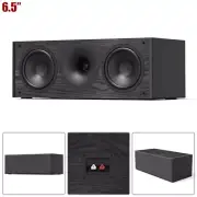 Dual 6.5" Woofers Center Channel Home Speaker Each with 25mm Silk Dome Tweeter