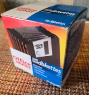 Office Depot 2HD IBM DISKETTES 25 PACK NEW, Sealed