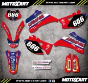 Full Custom Graphi Kit ACTIVE STYLE Yamaha WRF 450 - 2007 - 2011 decals stickers