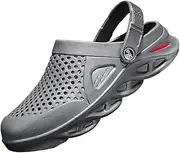 [SECHRITE] Men's Garden Clogs Shoes Summer Sandals Outdoor Non Slip Slippers Shower Slides for Pool Beach Yard