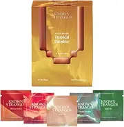 Known Stranger | Tropical Paradise | Mixed Range Tea Infusion| 5 Flavours x 3 Tea Bags (x15 Tea Bag Total) Exotic Passion, Cheeky Cherries, Apple Pie, Appletini, Hibiscus Perfect