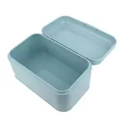 Metal Bread Box Tin Kitchen Storage Tank Bread Box (blue)
