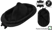 BLACK STITCH LEATHER MANUAL GEAR BOOT+PLASTIC FRAME FOR JEEP WRANGLER 07-10