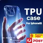 For iPhone 16 15 14 13 12 11 Pro Max Clear Case Shockproof Full Body Phone Cover