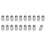 8x15mm Dowel Pins, 20pcs Round Head Flat Chamfered End Dowel Pin