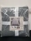 NEW 3 Pc. Geometric Quilt Set - QUEEN - Grey Chic Home Weaverland BQS00408