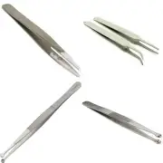 'Precision Beading Tweezers Set for Jewelry & Watch Repair by FindingKing'