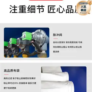 促銷布袋吹塵器脈衝破碎機工業環保設備拋L光打磨車間粉塵收集器