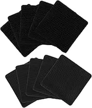 LIGHTAOTAO 10sets Adhesive Car Floor Mat Fixing Tape Heavy Duty Outdoor Adhesive Strips for Secure Carpet Gripper Complete Coverage for Front and Rear Mats