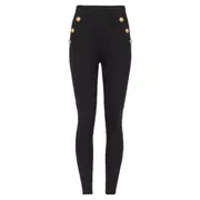 [Balmain] 6 Buttons Jersey Leggings