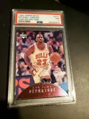 1997 Upper Deck 'Air Time' - Michael Jordan #AT5 PSA 7! *NEAR MINT!*