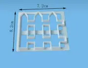 Picket Fence Fondant Cookie Cutter Cake Topper Decoration Sugarcraft