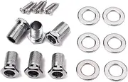 Parliky Chrome Guitar Tuning Pegs Pack Tuning Machines Easy to Use for Acoustic Electric Guitars