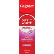 Colgate Optic White Toothpaste Natural Enzymes Peach Mint 100g