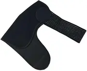 Shoulder Brace for Women and Men, Adjustable Compression for Relief of Frozen Shoulder, Rotator Cuff Tears, Tendonitis, Bursitis and More Shoulder Pain (Black, One size)