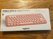 LOGITECH PEBBLE KEYS 2 K380S MULTI-DEVICE BLUETOOTH WIRELESS KEYBOARD ROSE NEW