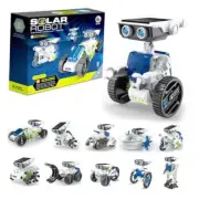 12-in-1 Solar Robot Kit for Kids 8-12, STEM Projects for Kids, DIY Building